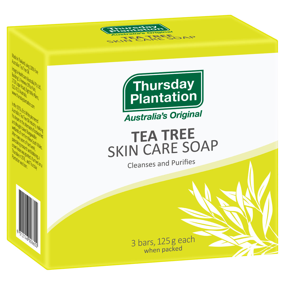 Thursday Plantation Tea Tree Soap 125g x 3 Pk - Cutprice Online