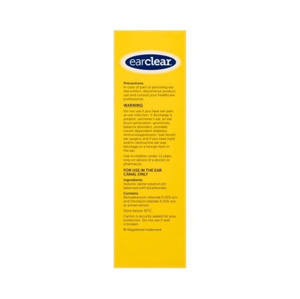 Ear Clear Ear Cleansing Spray 100ml - Cutprice Online