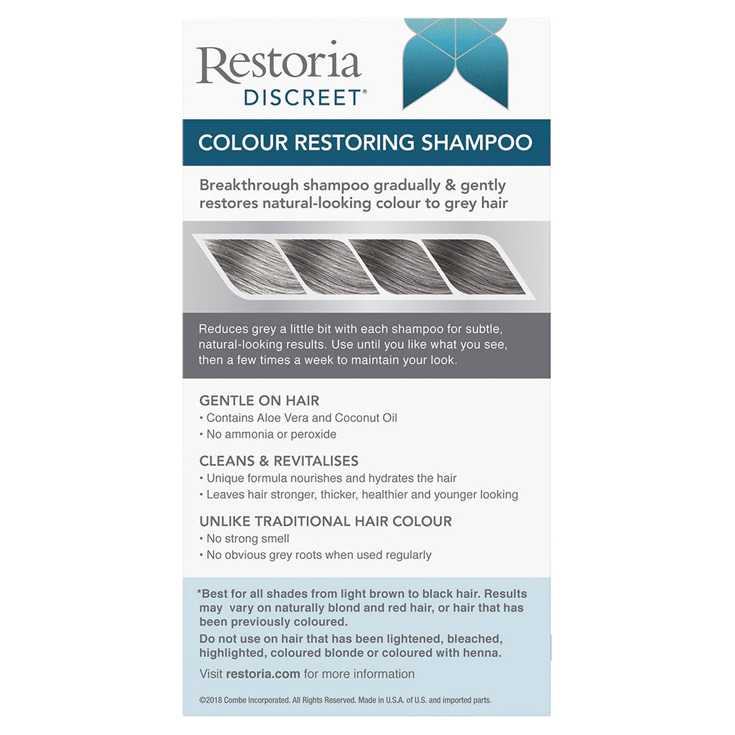 Restoria Discreet Colour Restoring Shampoo 147ml - Cutprice Online
