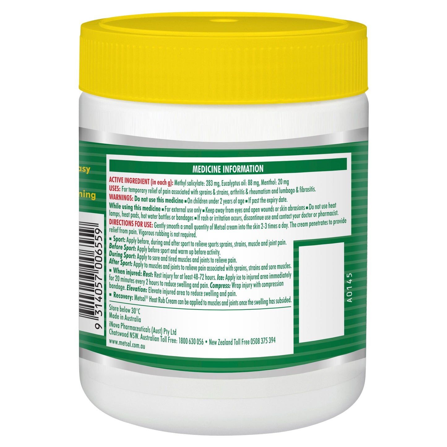 Metsal Cream 500g - Cutprice Online