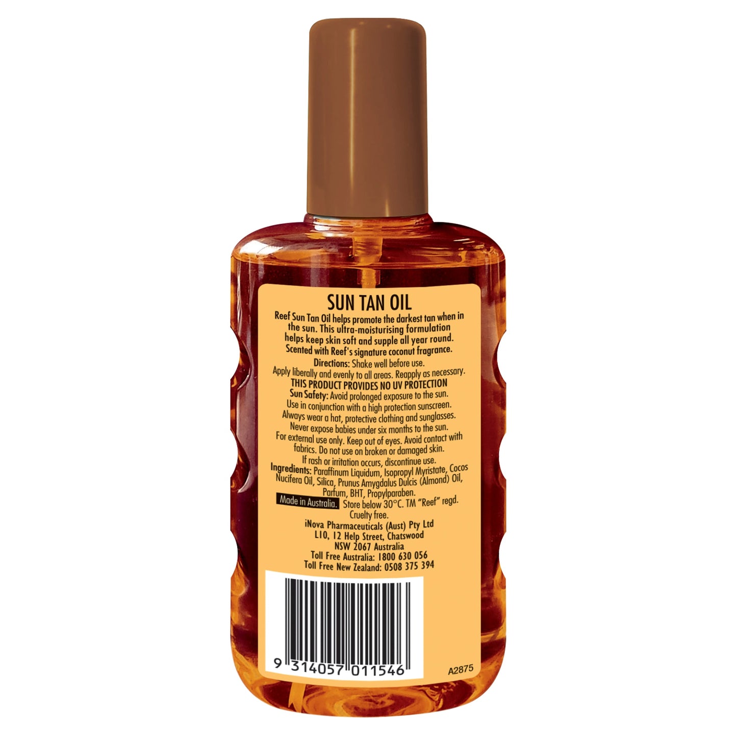 Reef Moisturising Sun Tan Oil Spray No SPF 220ml - Cutprice Online
