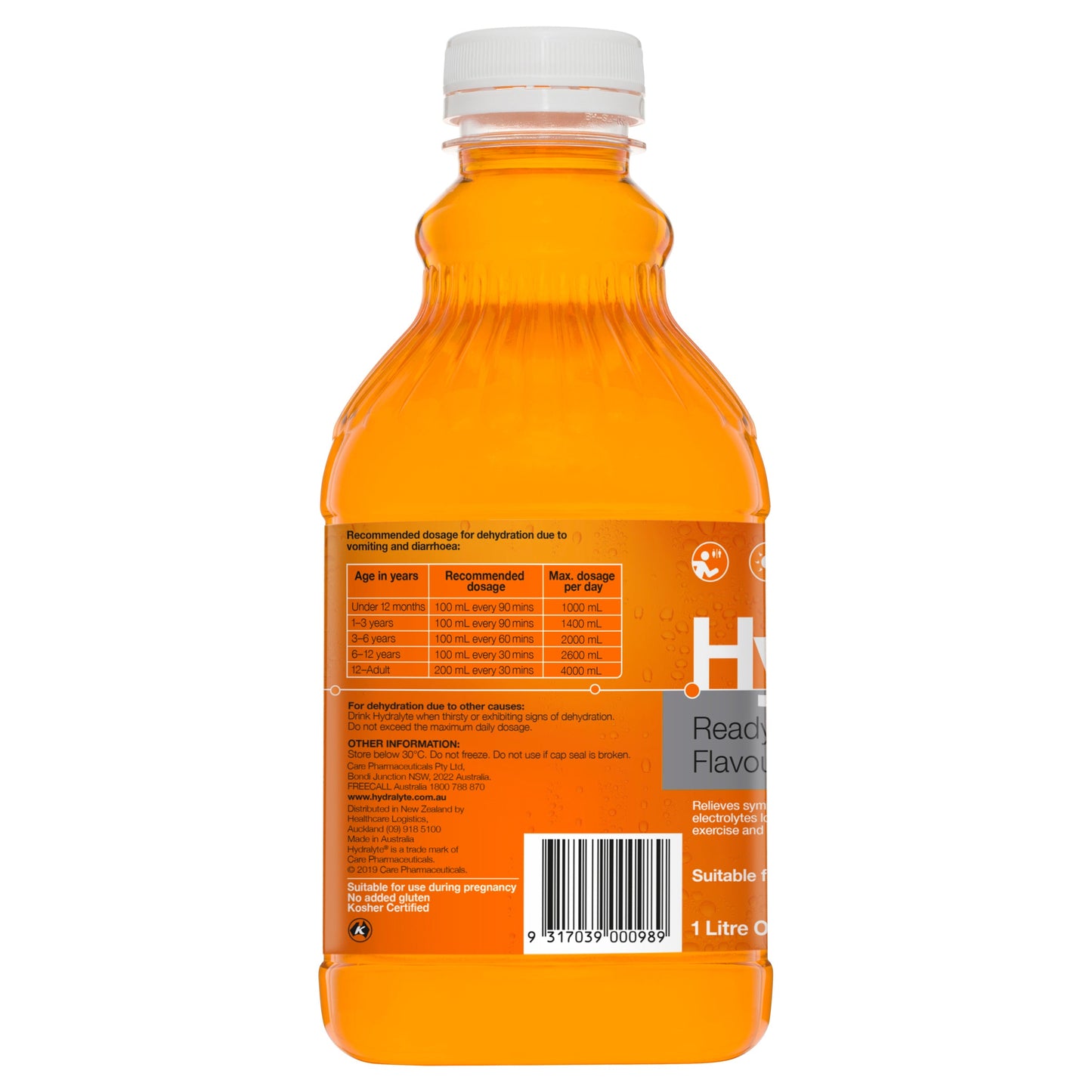 Hydralyte Liquid Orange 1Litre - Cutprice Online