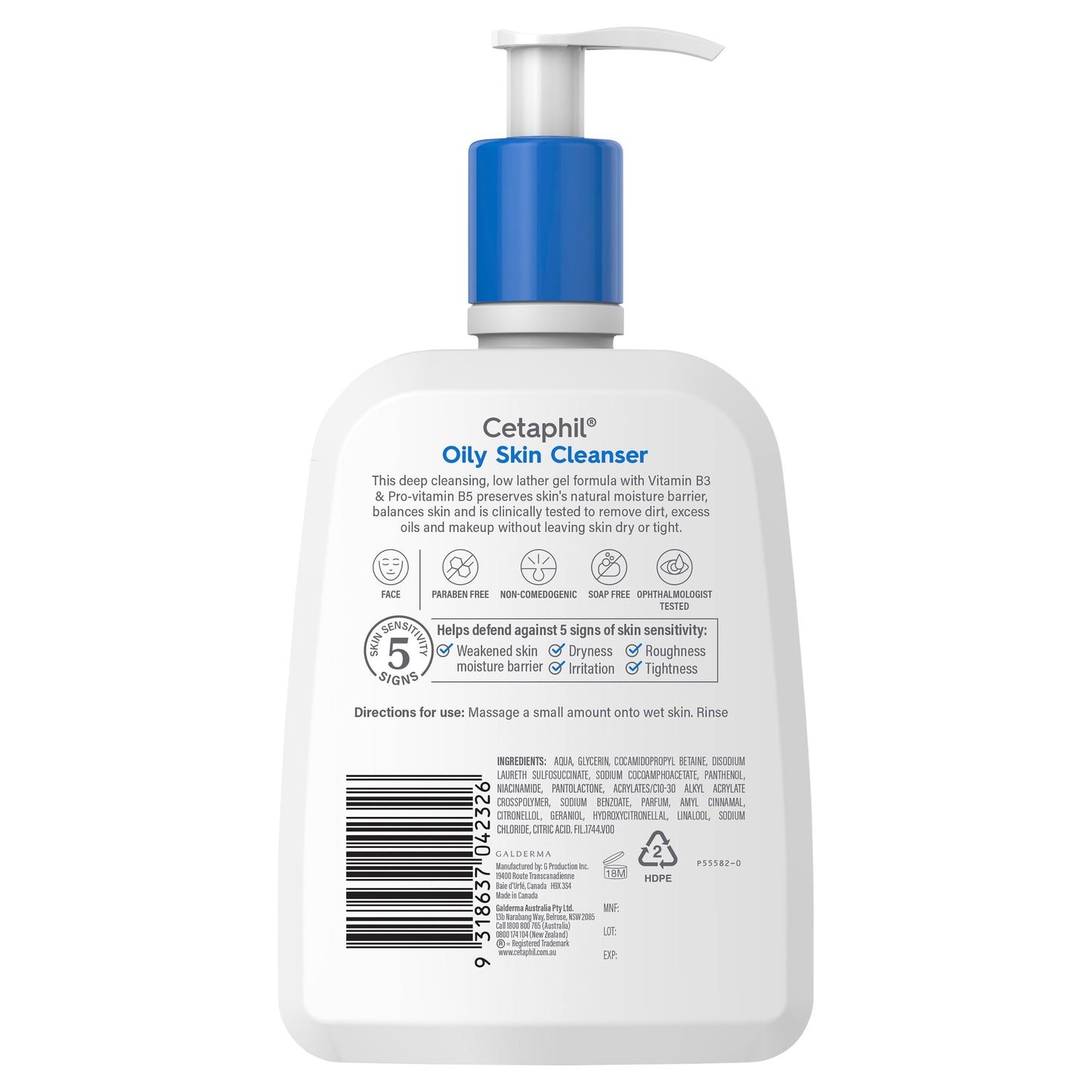 Cetaphil Oily Skin Cleanser 500ml - Cutprice Online