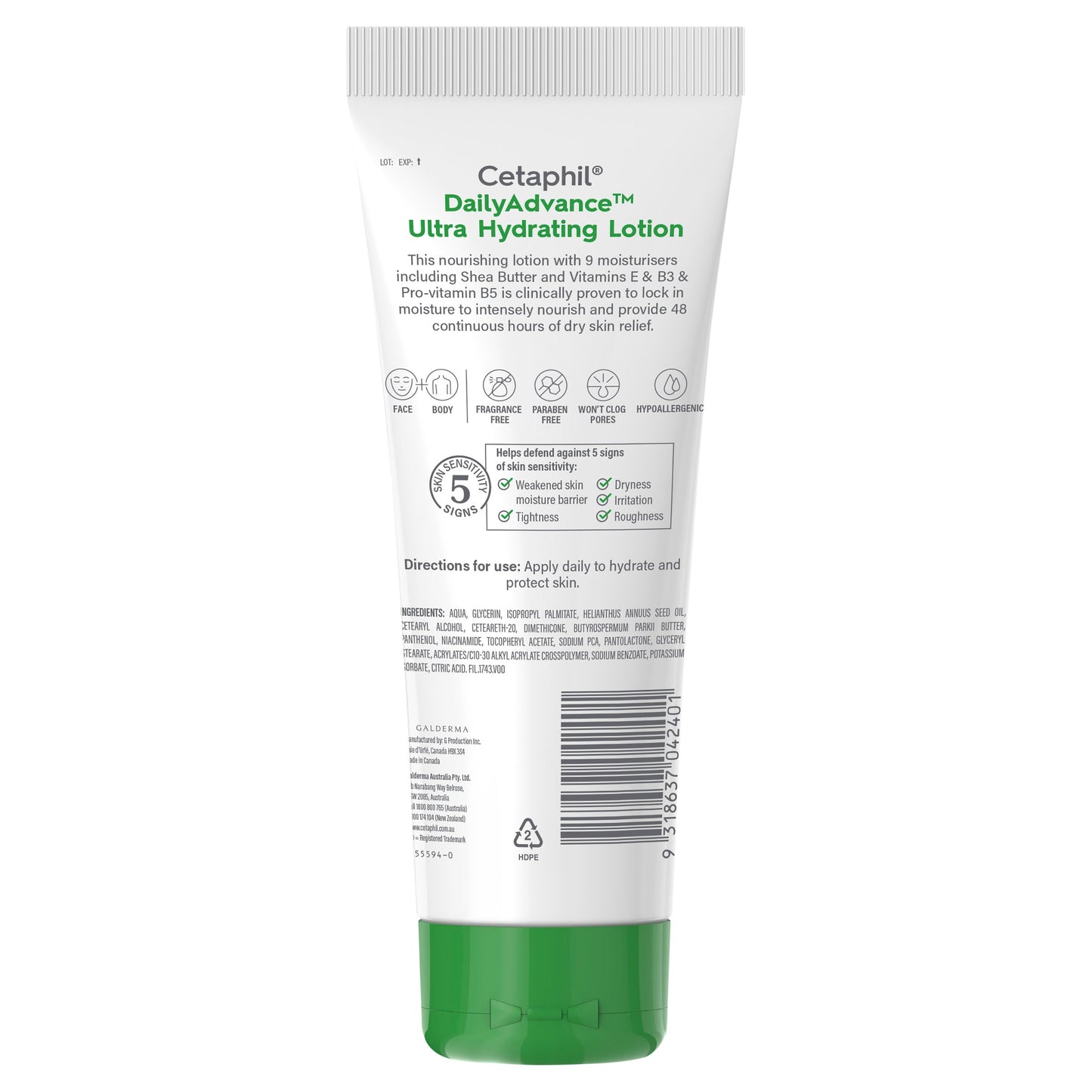 Cetaphil Daily Advance Ultra Hydrating Lotion 226g - Cutprice Online