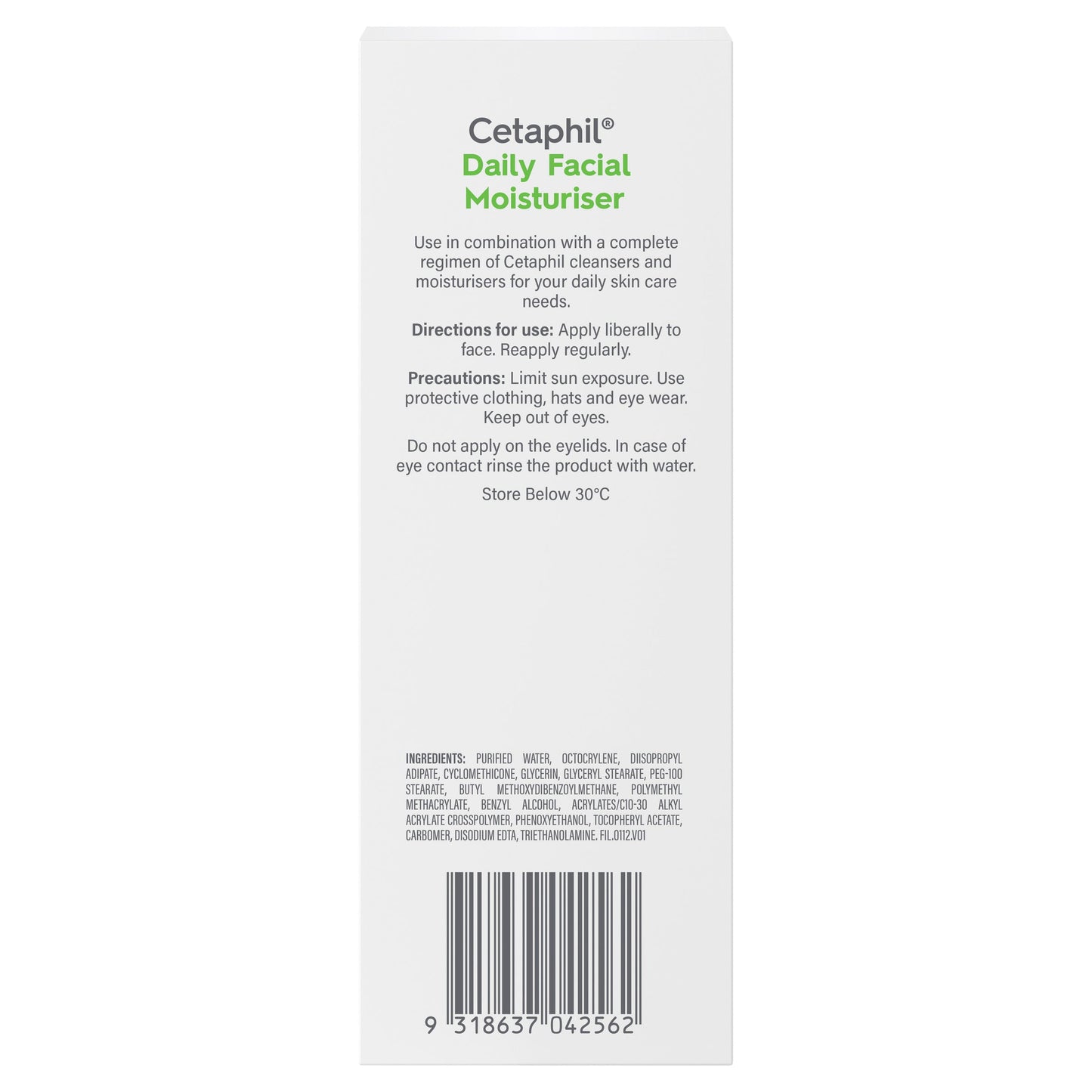 Cetaphil Daily Facial Moisturiser 118ml - Cutprice Online