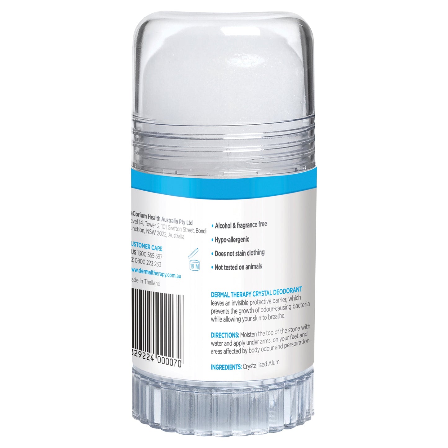 Dermal Therapy Crystal Deodorant Stick 120g - Cutprice Online