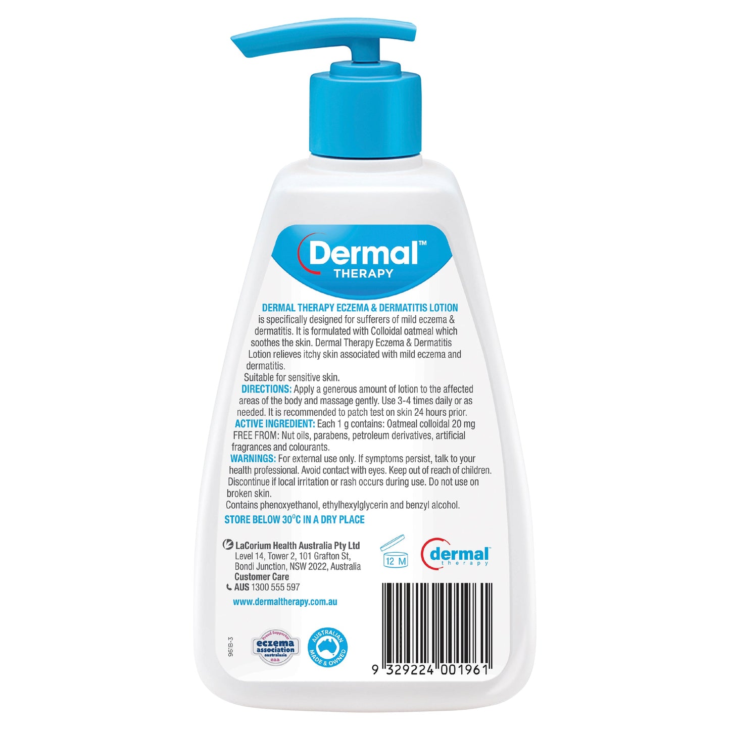 DERMAL THERAPY Eczema Moisturising Lotion 250mL - Cutprice Online