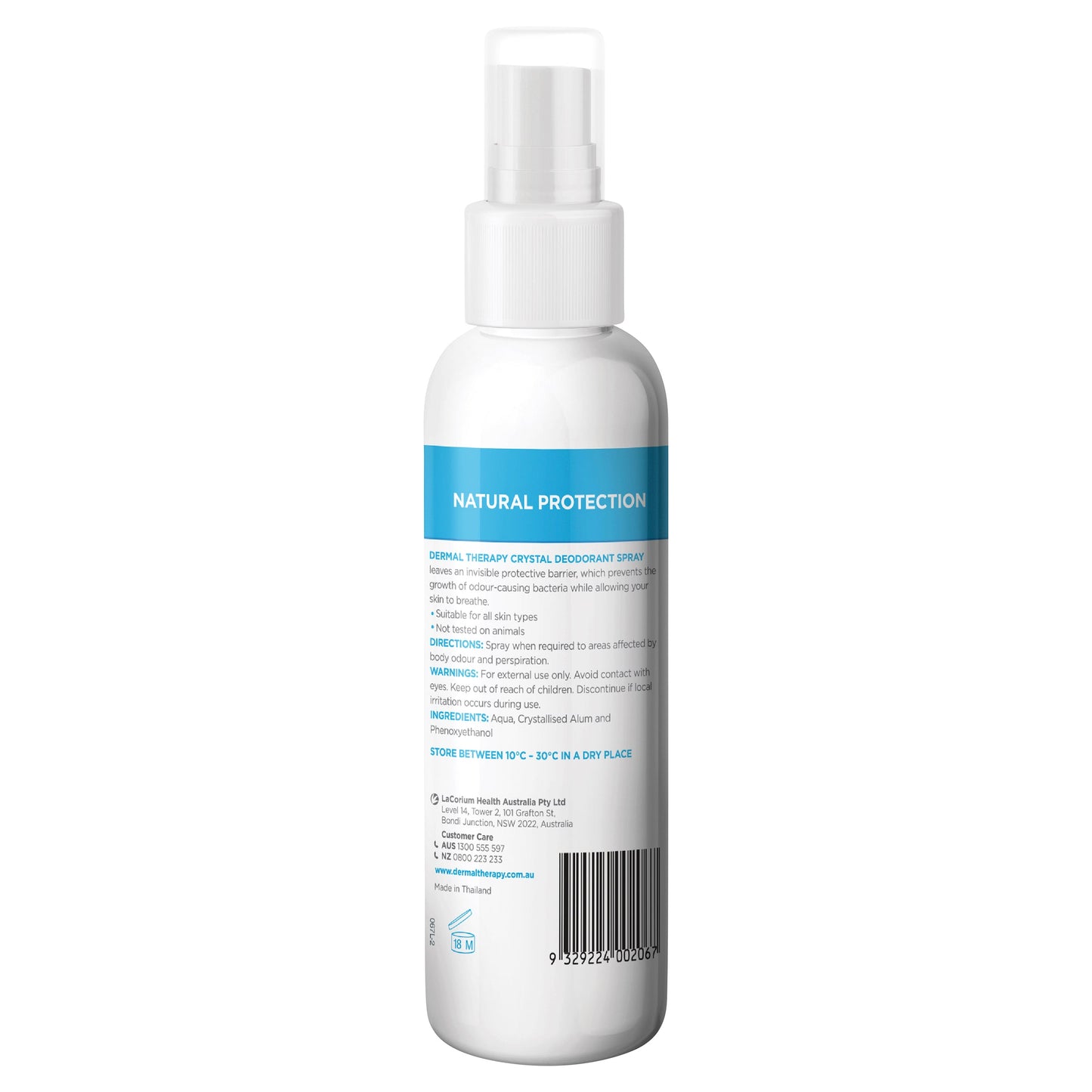 Dermal Therapy Crystal Deodorant Spray 120ml - Cutprice Online