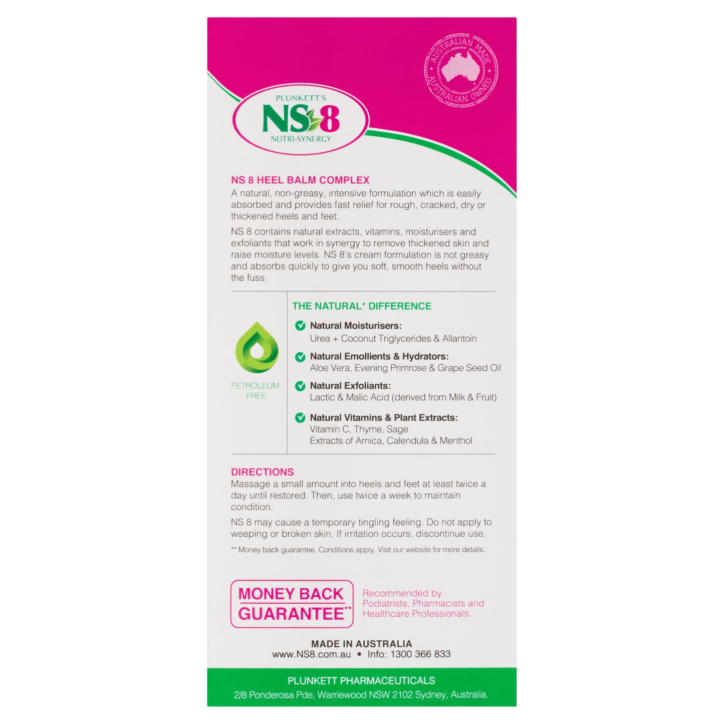 NS-8 Heel Balm Complex 250ml - Cutprice Online