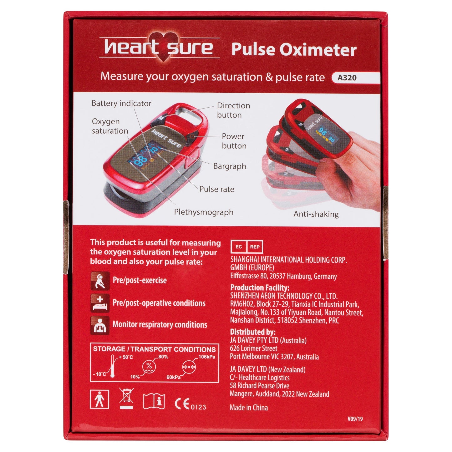 Heart Sure Pulse Oximeter HEART SURE