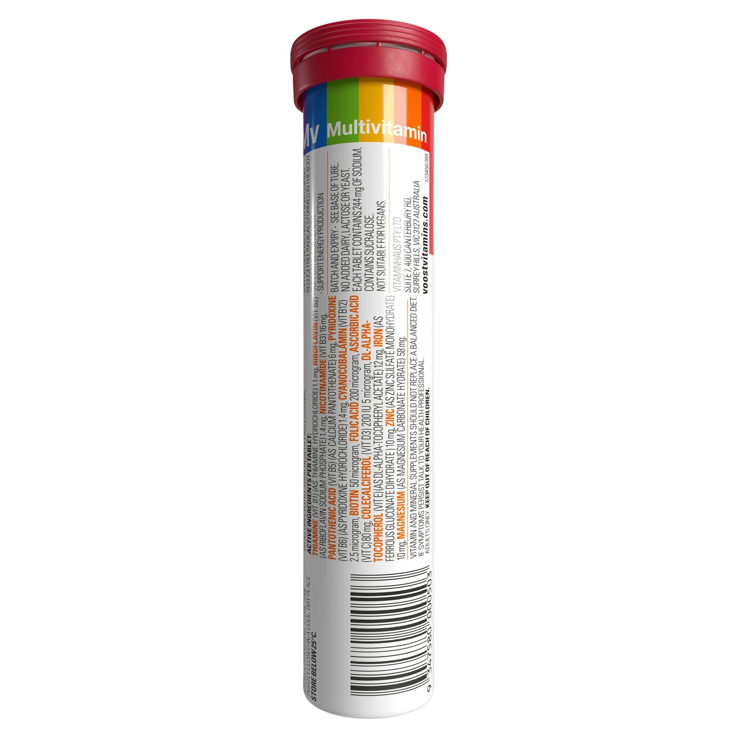 VÖOST Multivitamin Effervescent 20 Pack - Cutprice Online