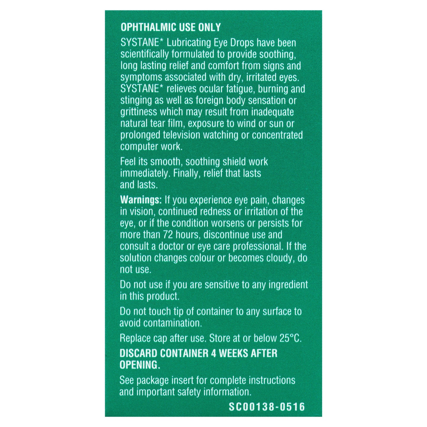 Systane Lubricating Eye Drops 15ml - Cutprice Online