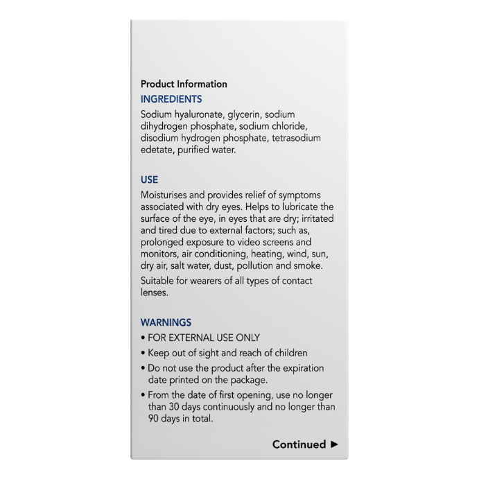 Chemists' Own Dry Eye Relief Bottle 10mL