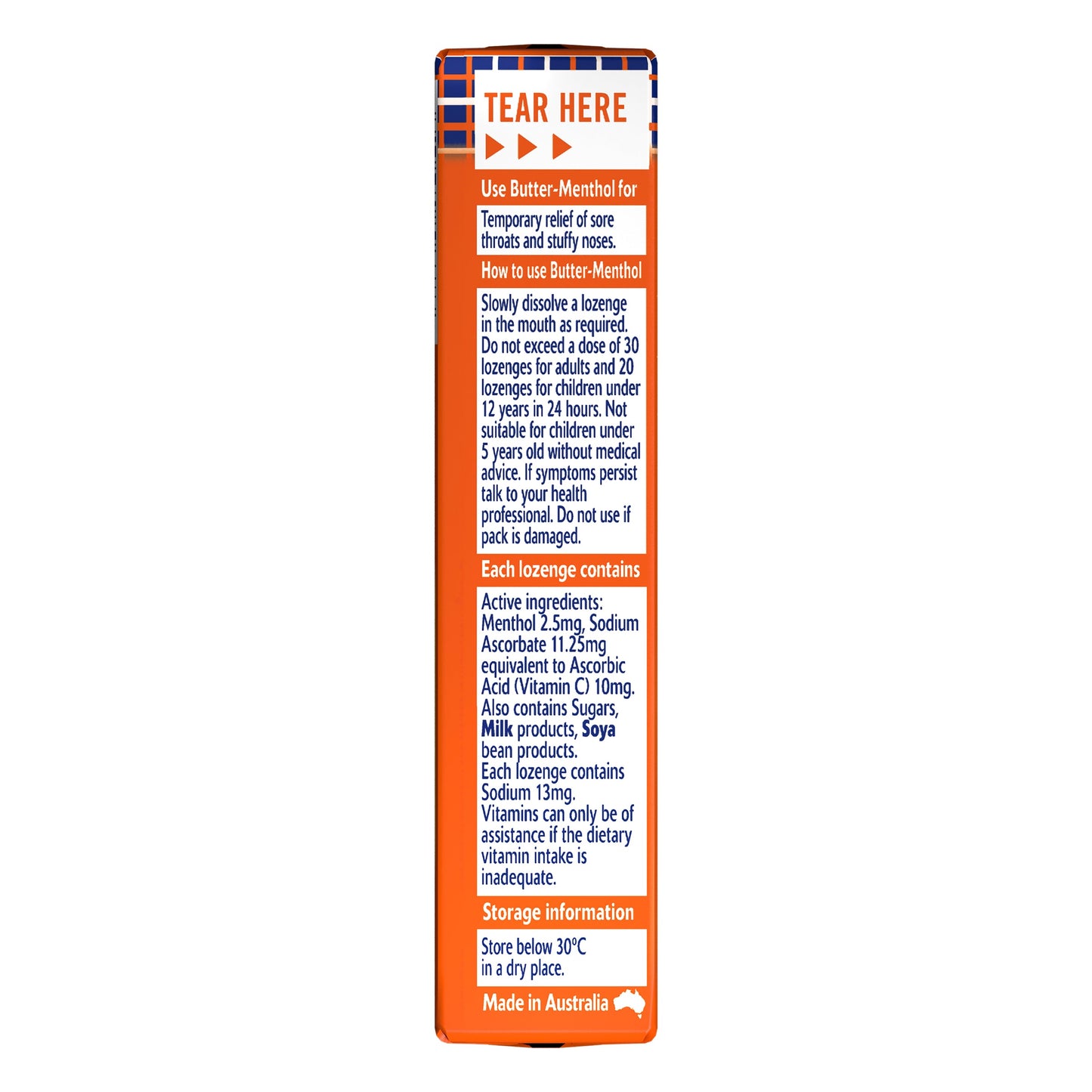 Allens Butter-menthol Stick 10 Lozenges - Cutprice Online