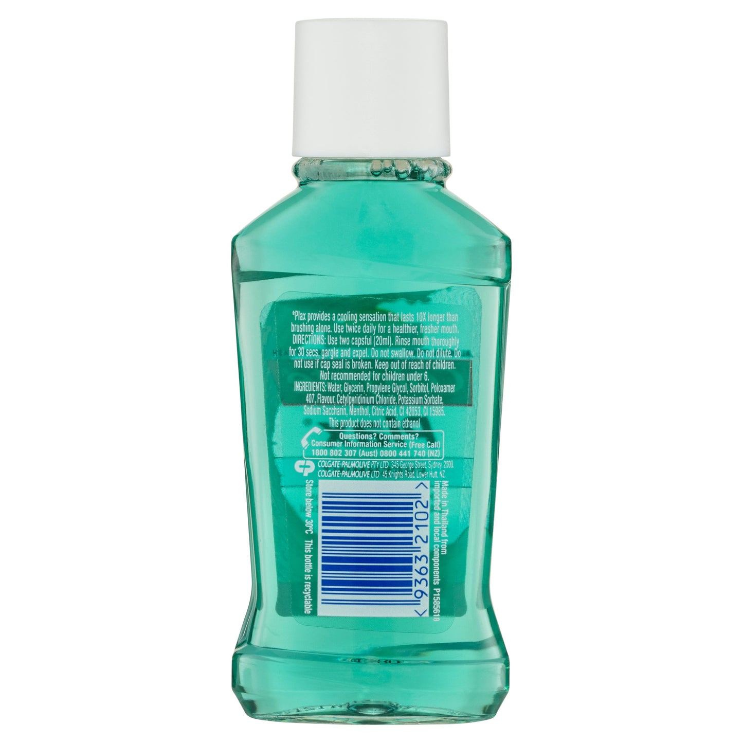 Colgate Plax Alcohol Free Antibacterial Mouthwash Freshmint 60mL - Cutprice Online