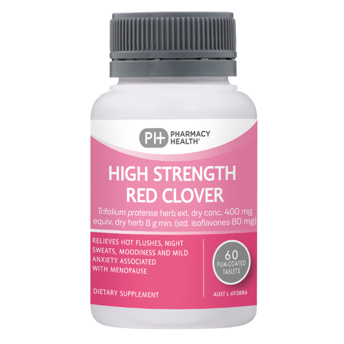 Pharmacy Health High Strength Red Clover 60 Tablets