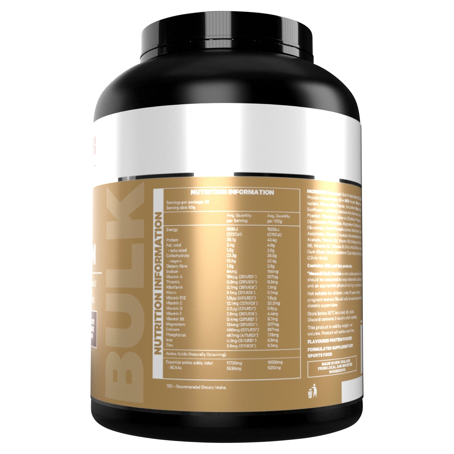 Musashi Bulk Protein Chocolate Milkshake Flavour 2kg - Cutprice Online
