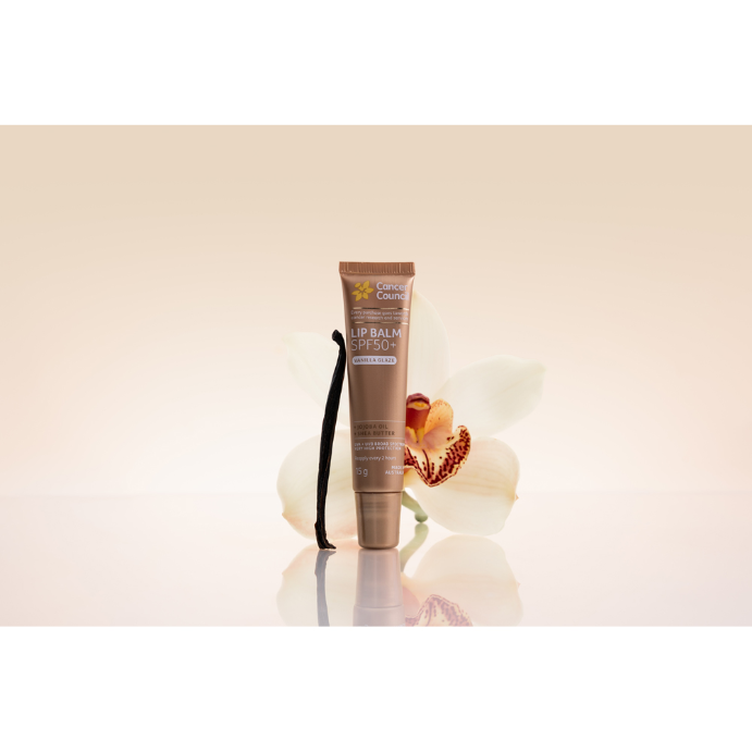 Cancer Council Lip Balm SPF50+ Vanilla Glaze 15g