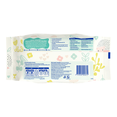 Curash Simply Water Limited Edition Nursery Design 80 Baby Wipes