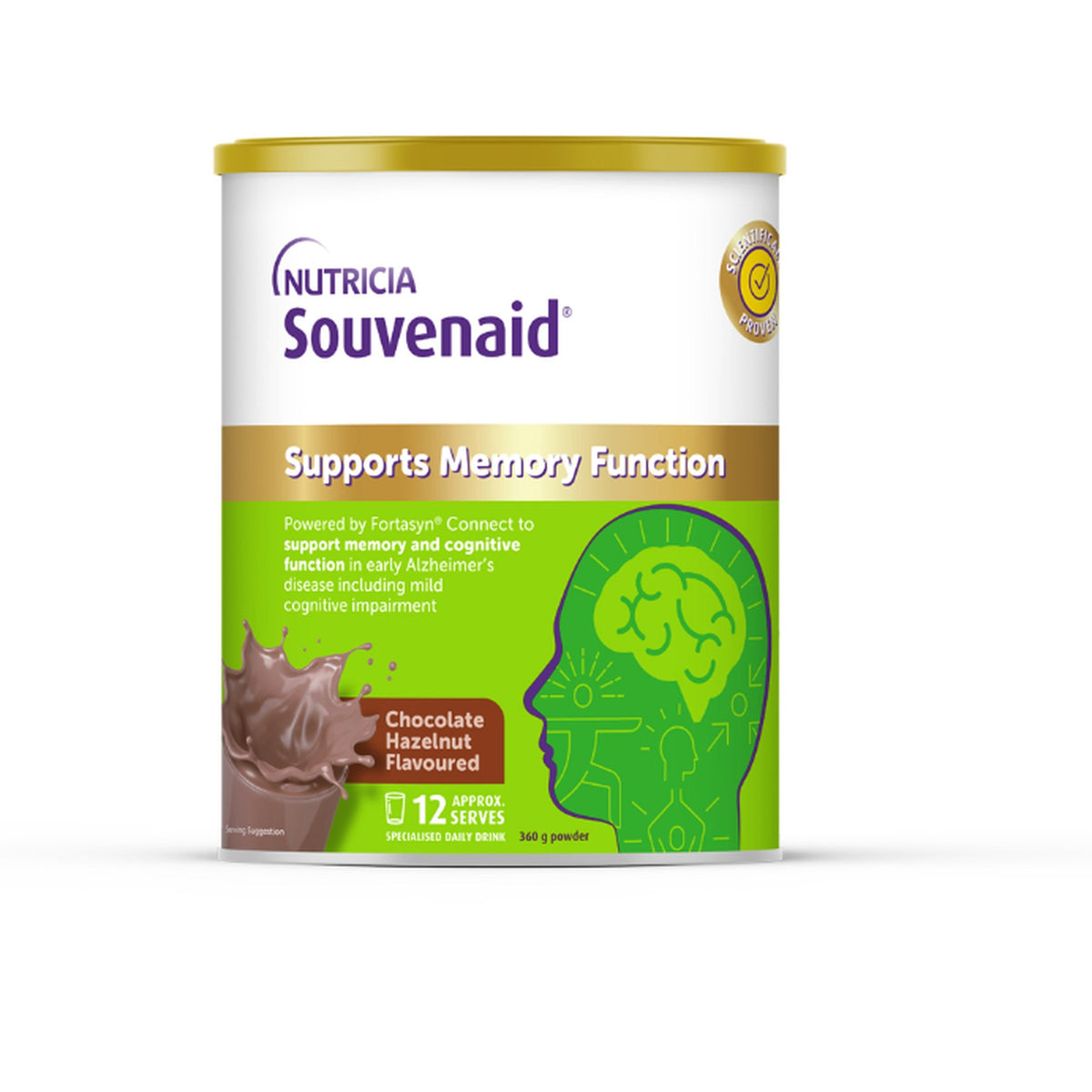 Souvenaid Chocolate Hazelnut 360 Grams