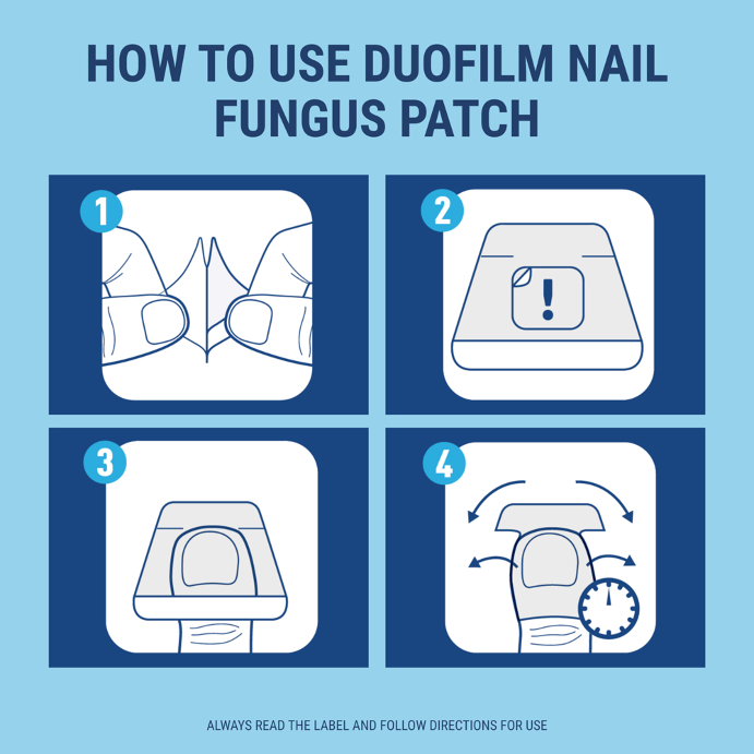 Duofilm by Fungex Nail Fungus Patch 14pk