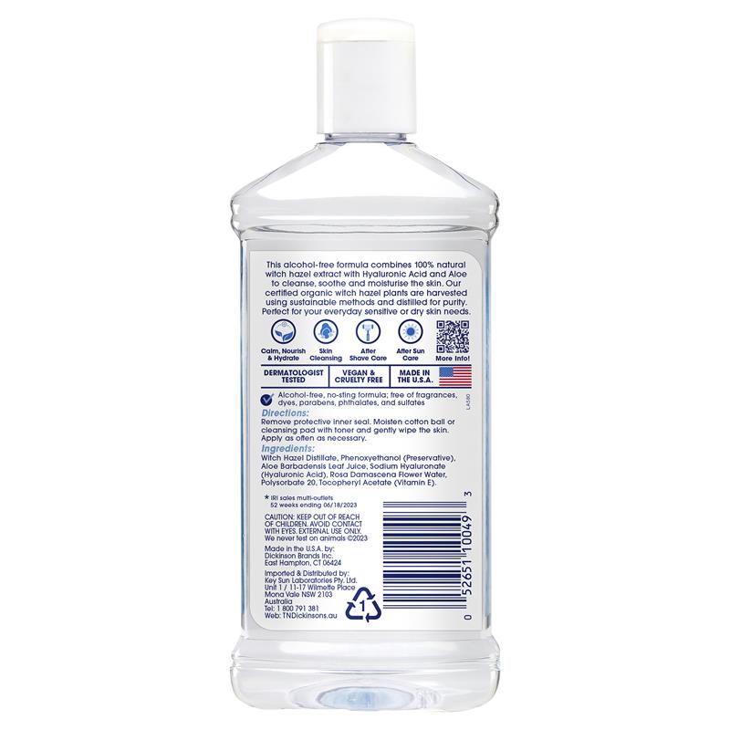 TN Dickinsons Witch Hazel Moisturising Toner 240ml