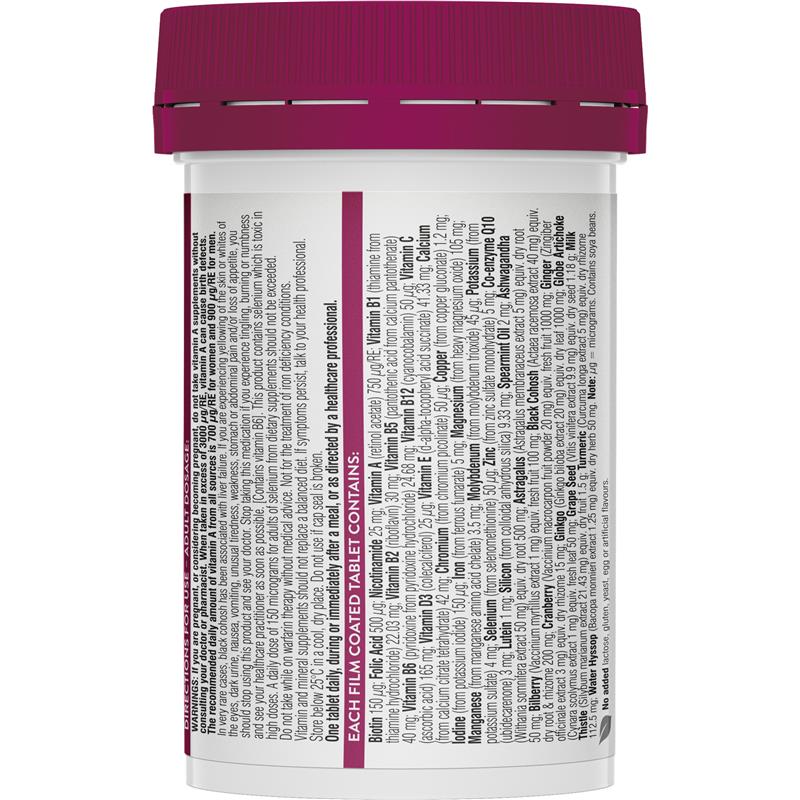 Swisse Women's Ultivite 50+ Multivitamin 60 Tablets - Cutprice Online