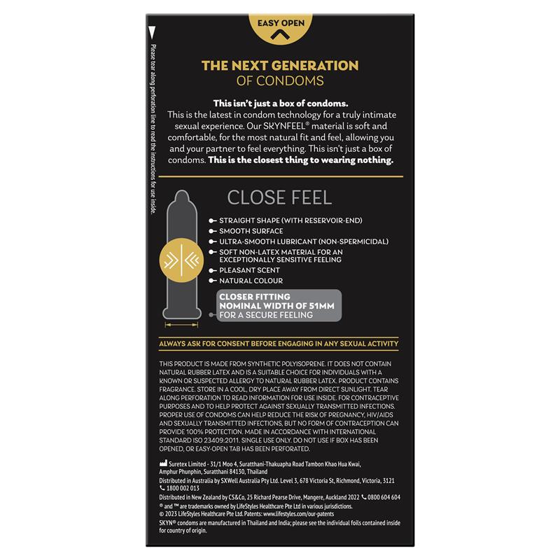 Skyn Close Feel Condoms 10 Pack - Cutprice Online