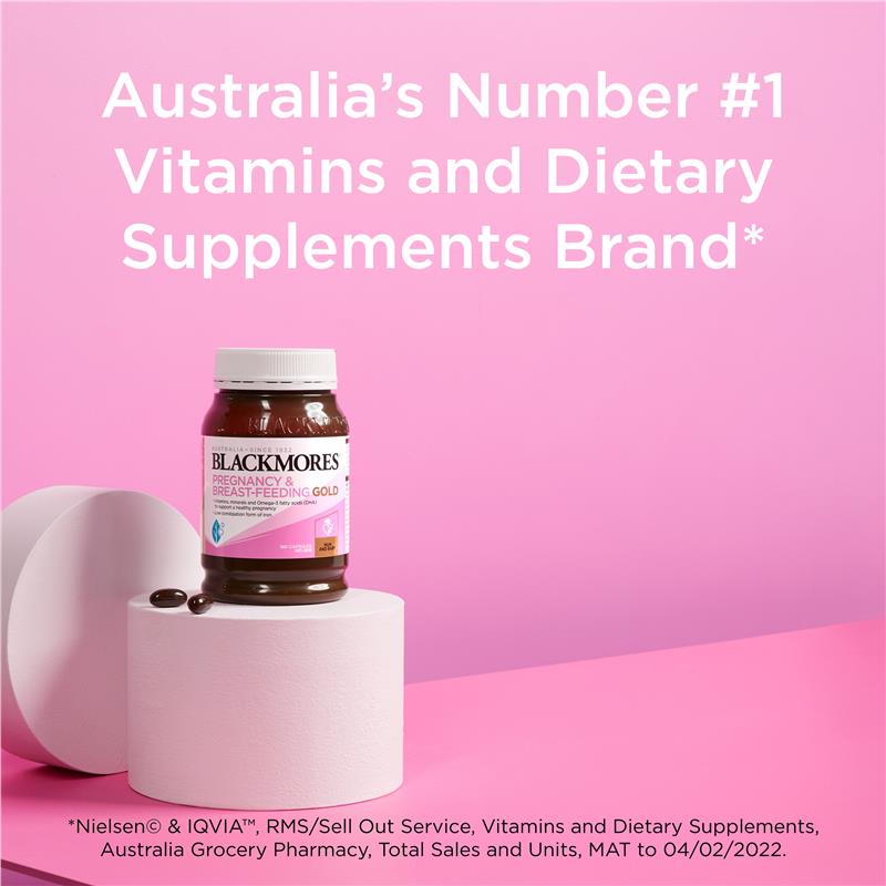 Blackmores Pregnancy and Breastfeeding Gold 180 Capsules - Cutprice Online