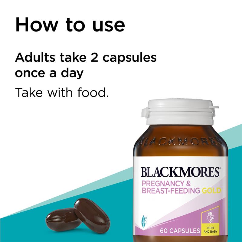 Blackmores Pregnancy and Breastfeeding Gold 60 Capsules - Cutprice Online