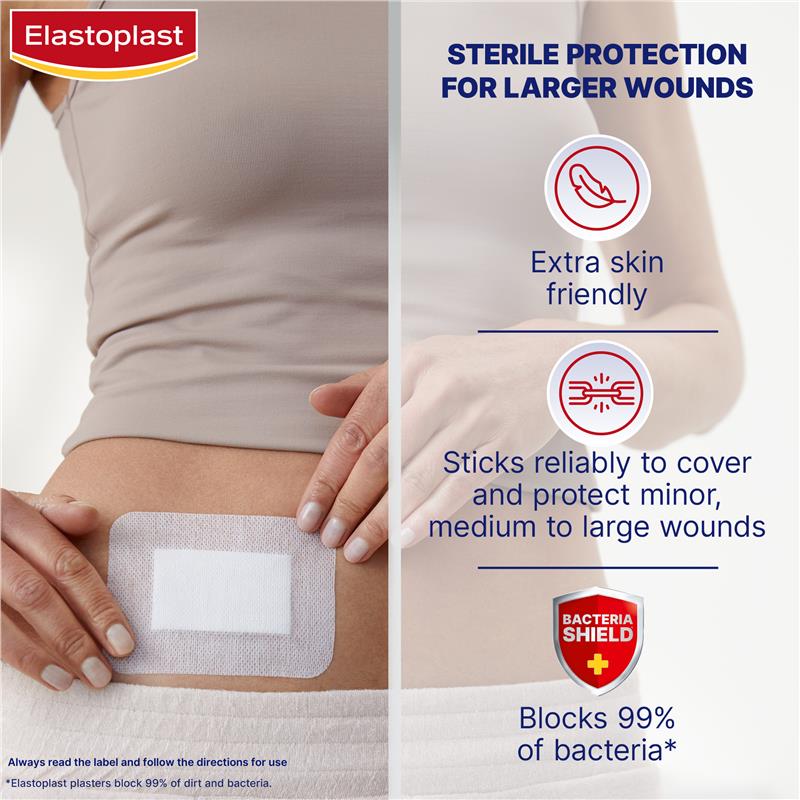 Elastoplast Sensitive Dressing XXL 8x10cm 5 Dressings - Cutprice Online