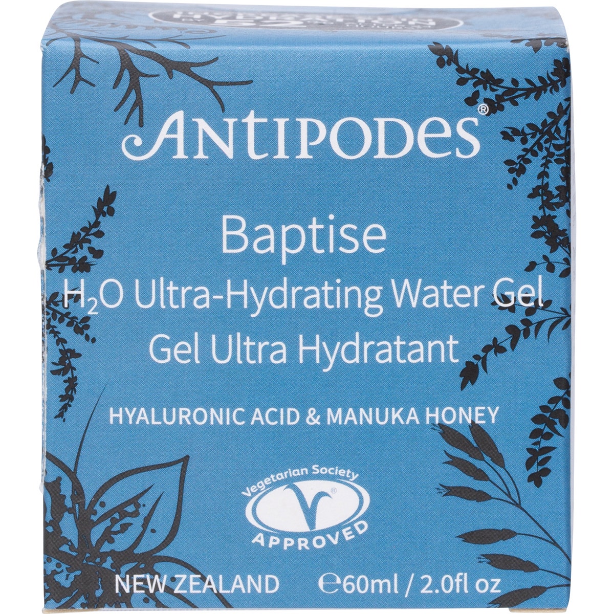 Antipodes Baptise H20 Ultra Hydrating Water Gel Moisturiser 60ml ANTIPODES