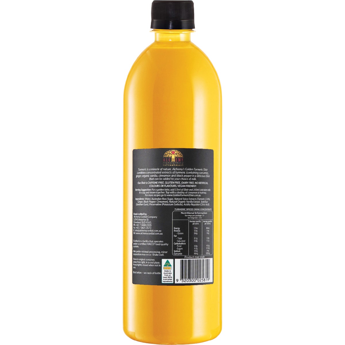 Alchemy Golden Turmeric Elixir Original 750ml - Cutprice Online