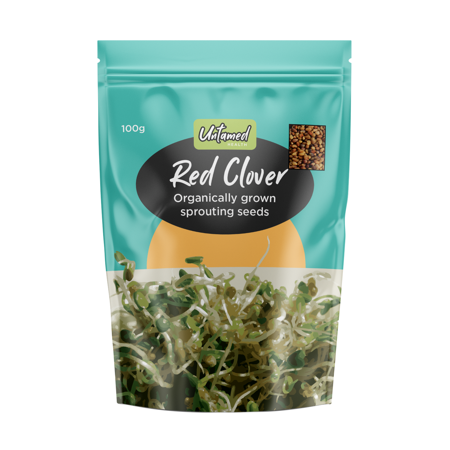 Untamed Health Red Clover Sprouting Seeds 100g Untamed Health