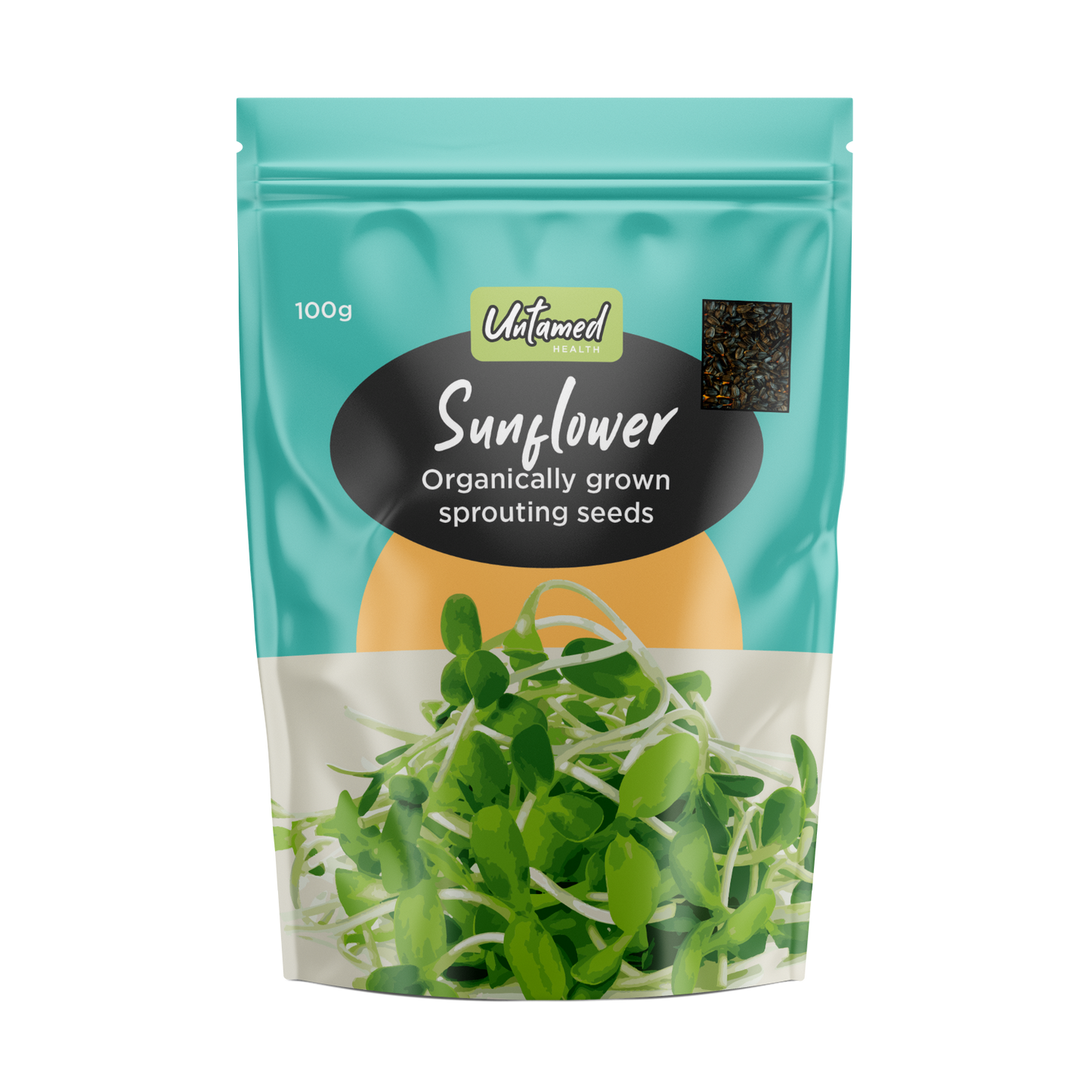 Untamed Health Sunflower Sprouting Seeds 100g Untamed Health