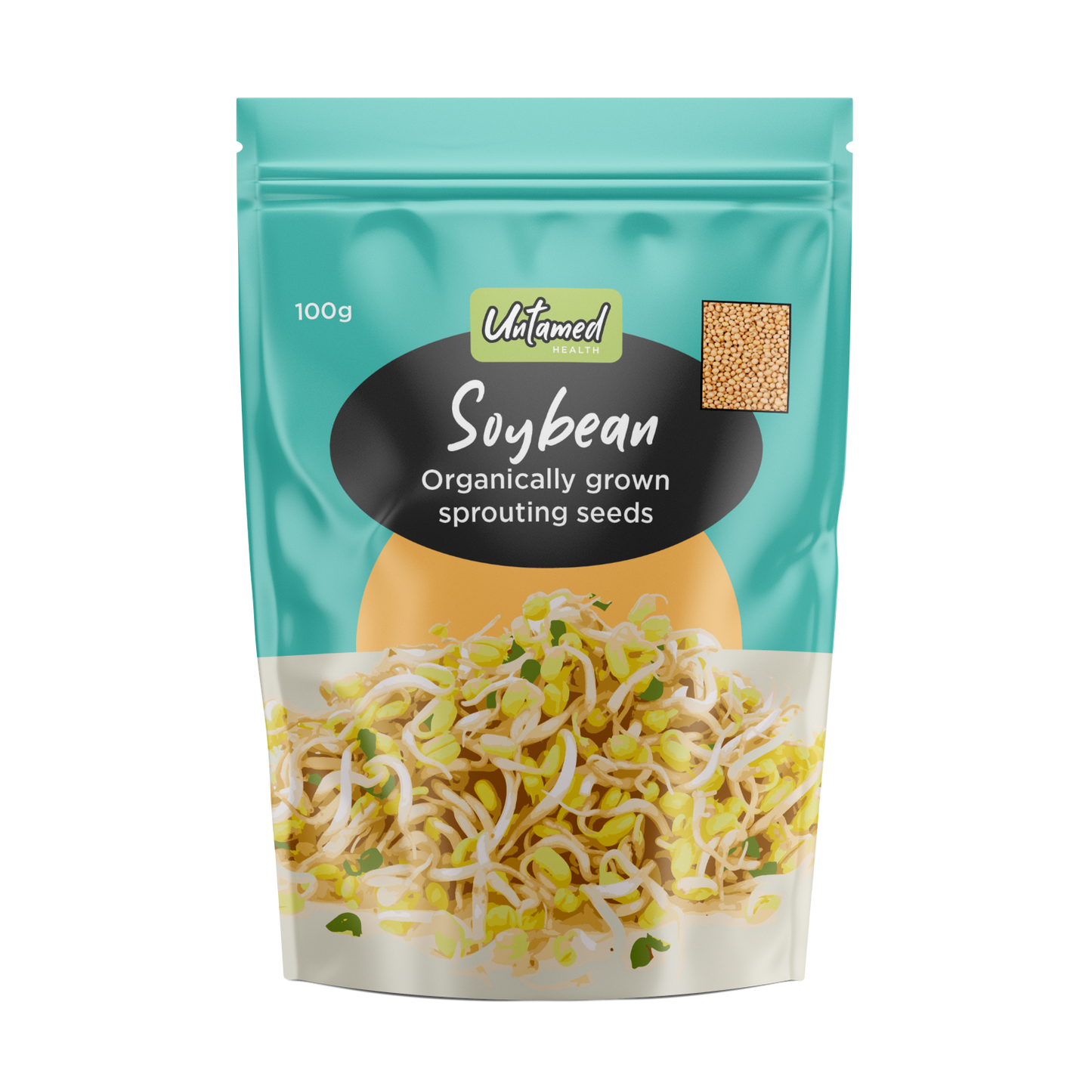 Untamed Health Soybeans Sprouting Seeds 100g Untamed Health