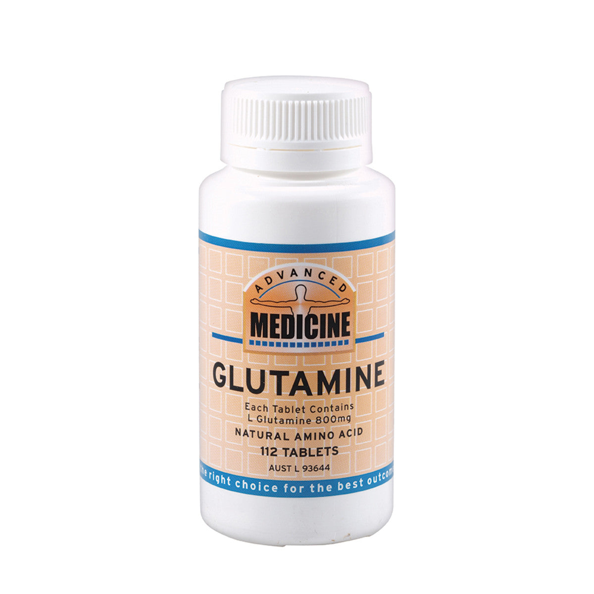 Advanced Medicine Glutamine 800mg 112t Advanced Medicine