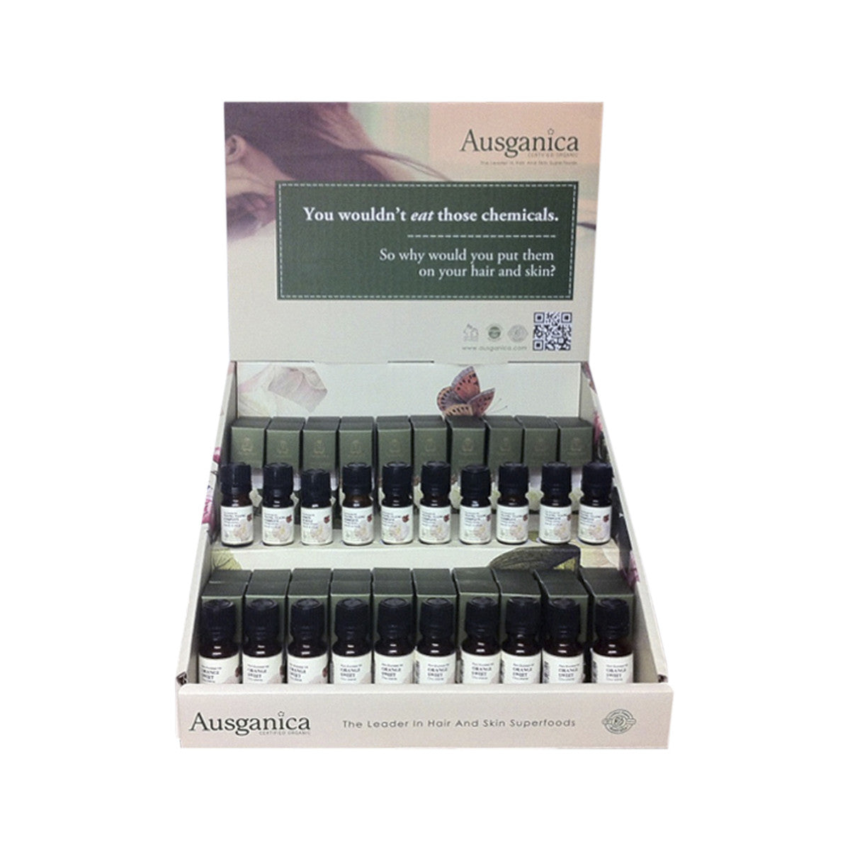 Ausganica Organic Essential Oil Starter Kit 10ml X 40 Pack - Cutprice Online