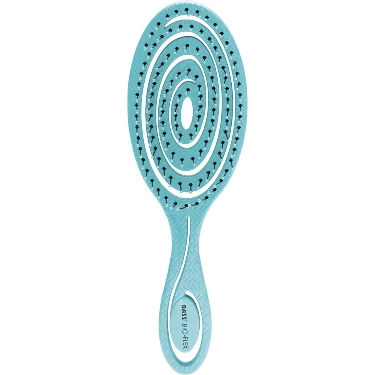 Bass Brushes Bio-flex Detangler Hair Brush Teal 1 BASS BRUSHES