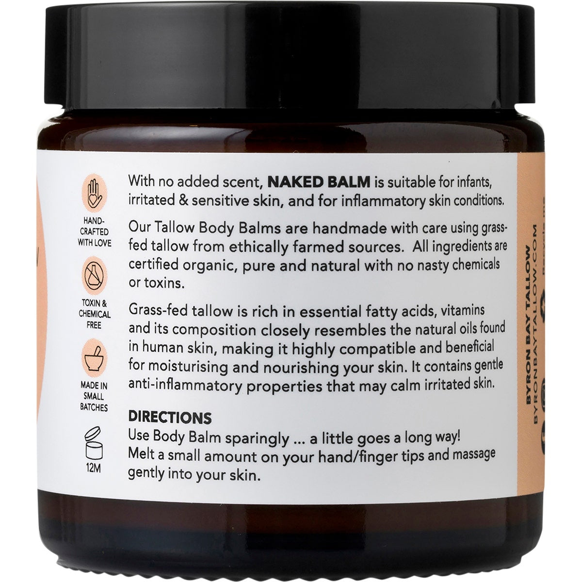 Byron Bay Tallow Body Naked Balm 100ml - Cutprice Online