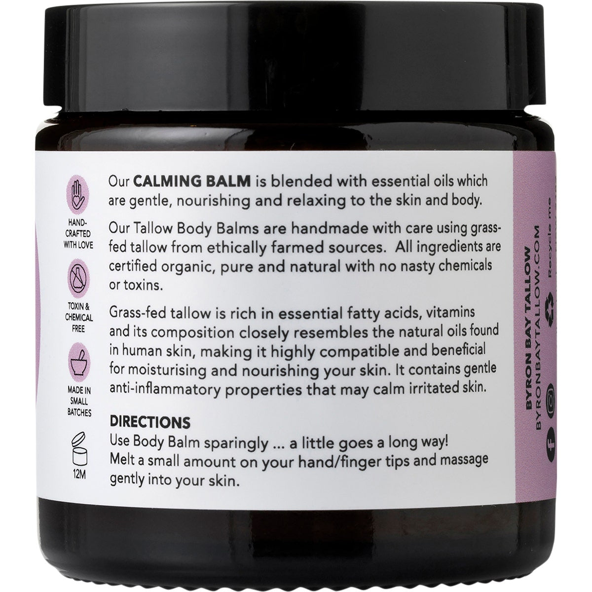 Byron Bay Tallow Body Calming Balm 100ml - Cutprice Online