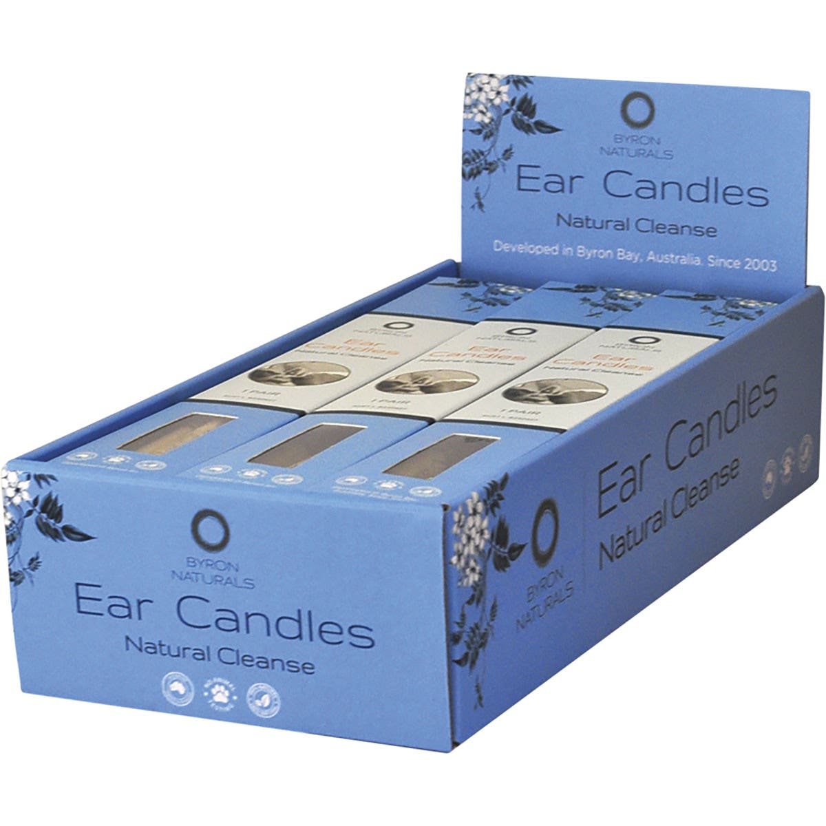 Byron Naturals Ear Candles 1 Pair X 12 Pack - Cutprice Online