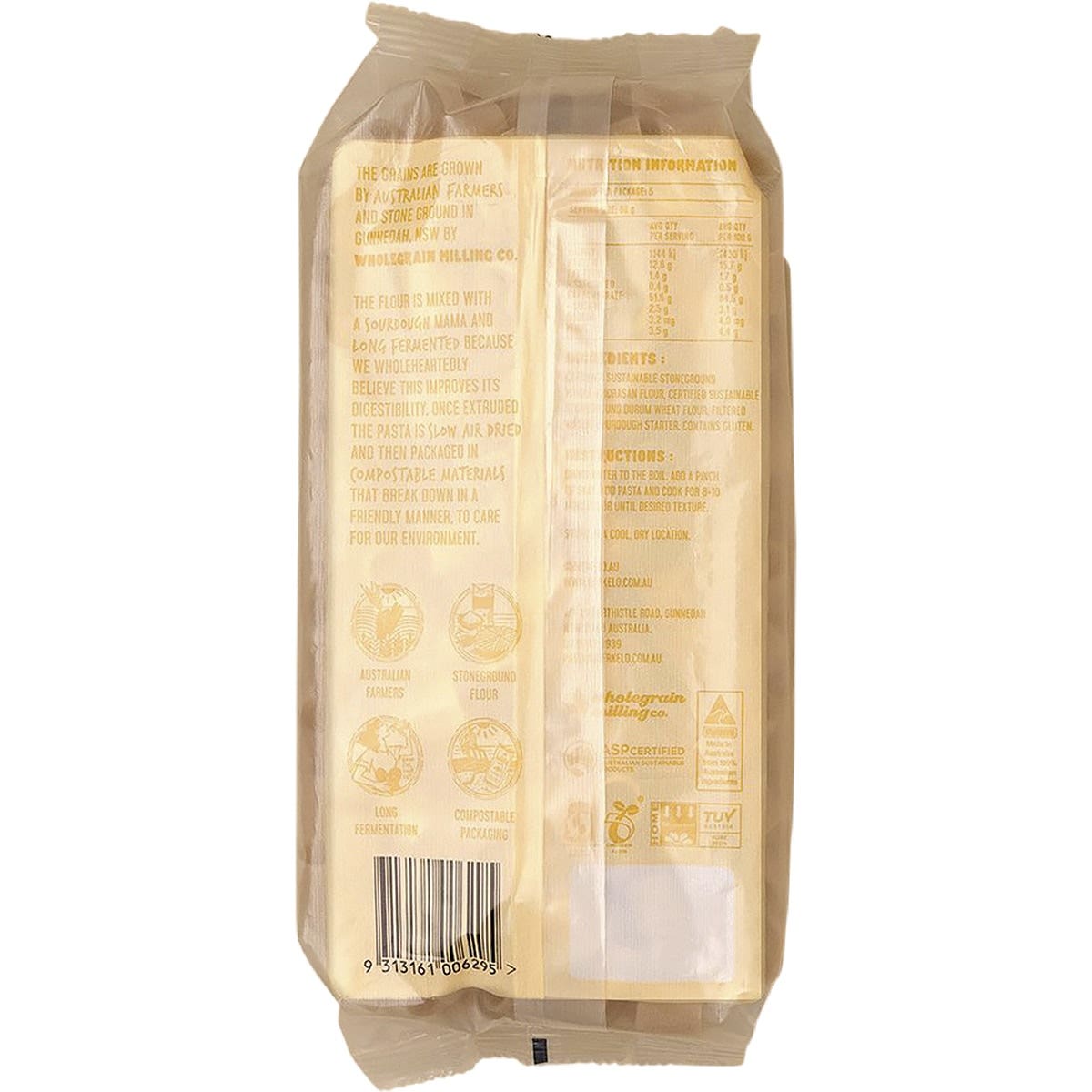 Berkelo Sourdough Pasta Khorasan Macaroni 400g berkelo