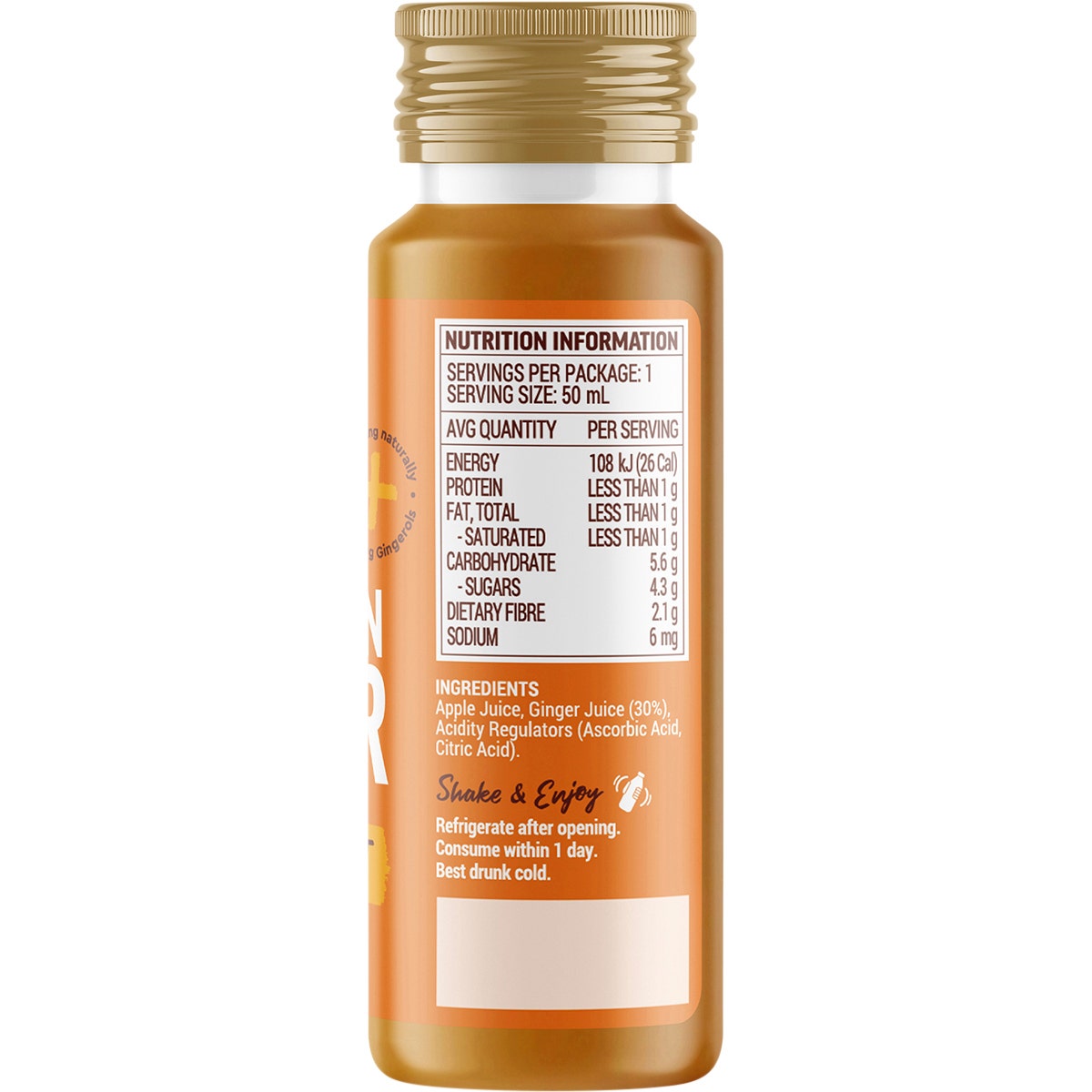 Buderim Ginger Australian Ginger Vitality Shot 10x50ml - Cutprice Online