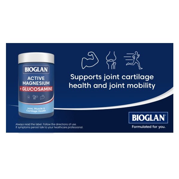 Bioglan Magnesium + Glucosamine 180 Tablets - Cutprice Online