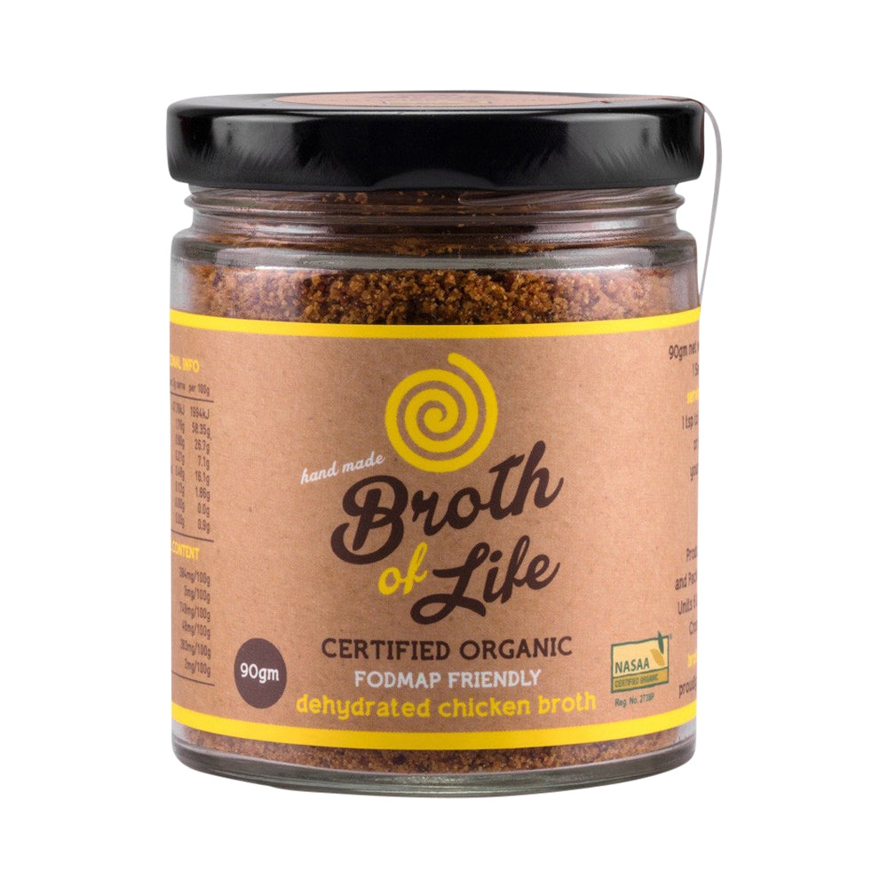 Broth of Life Organic Dehydrated Chicken Broth Fodmap Friendly 90G - Cutprice Online