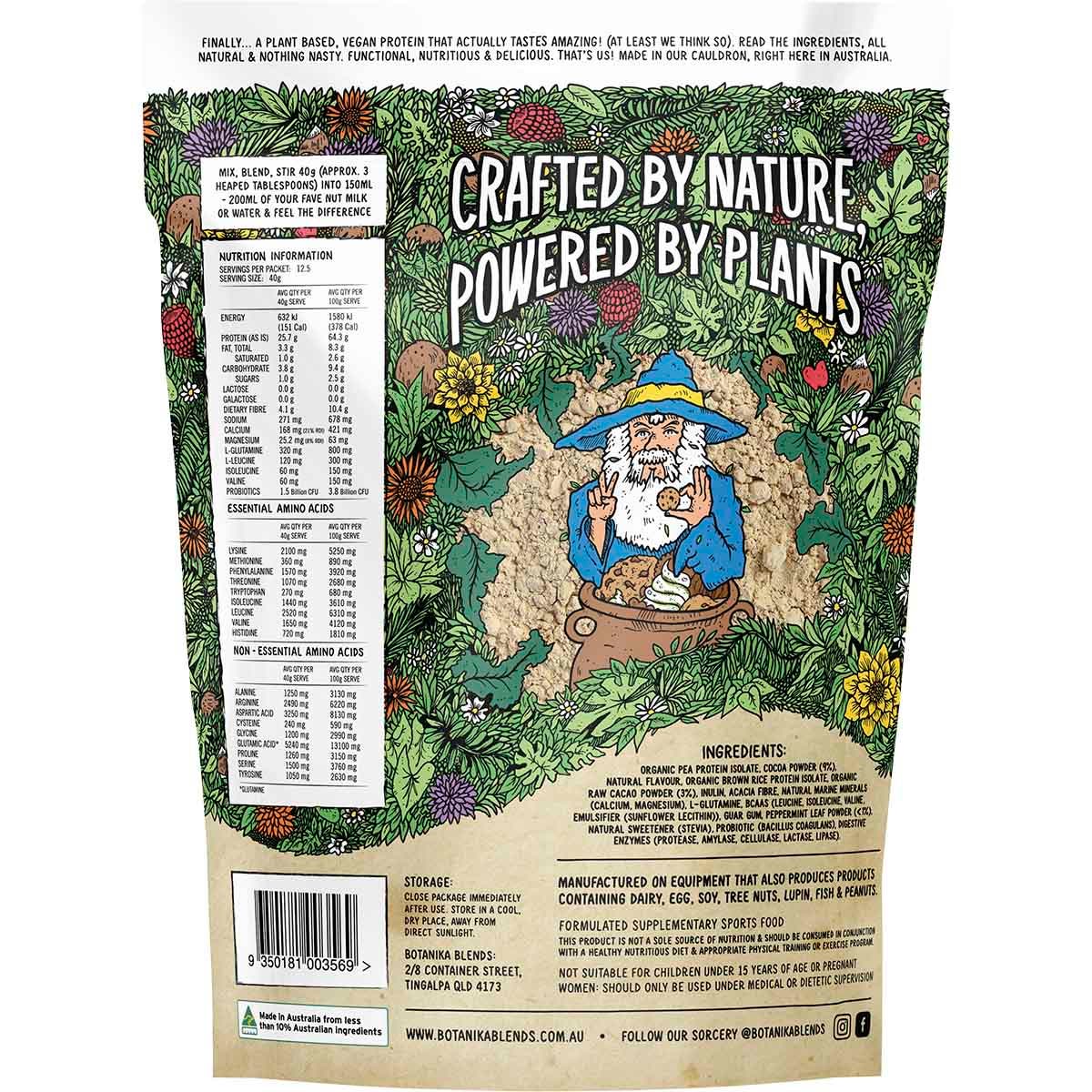 Botanika Blends Plant Protein Cacao Mint Cookies & Cream 500g BOTANIKA BLENDS