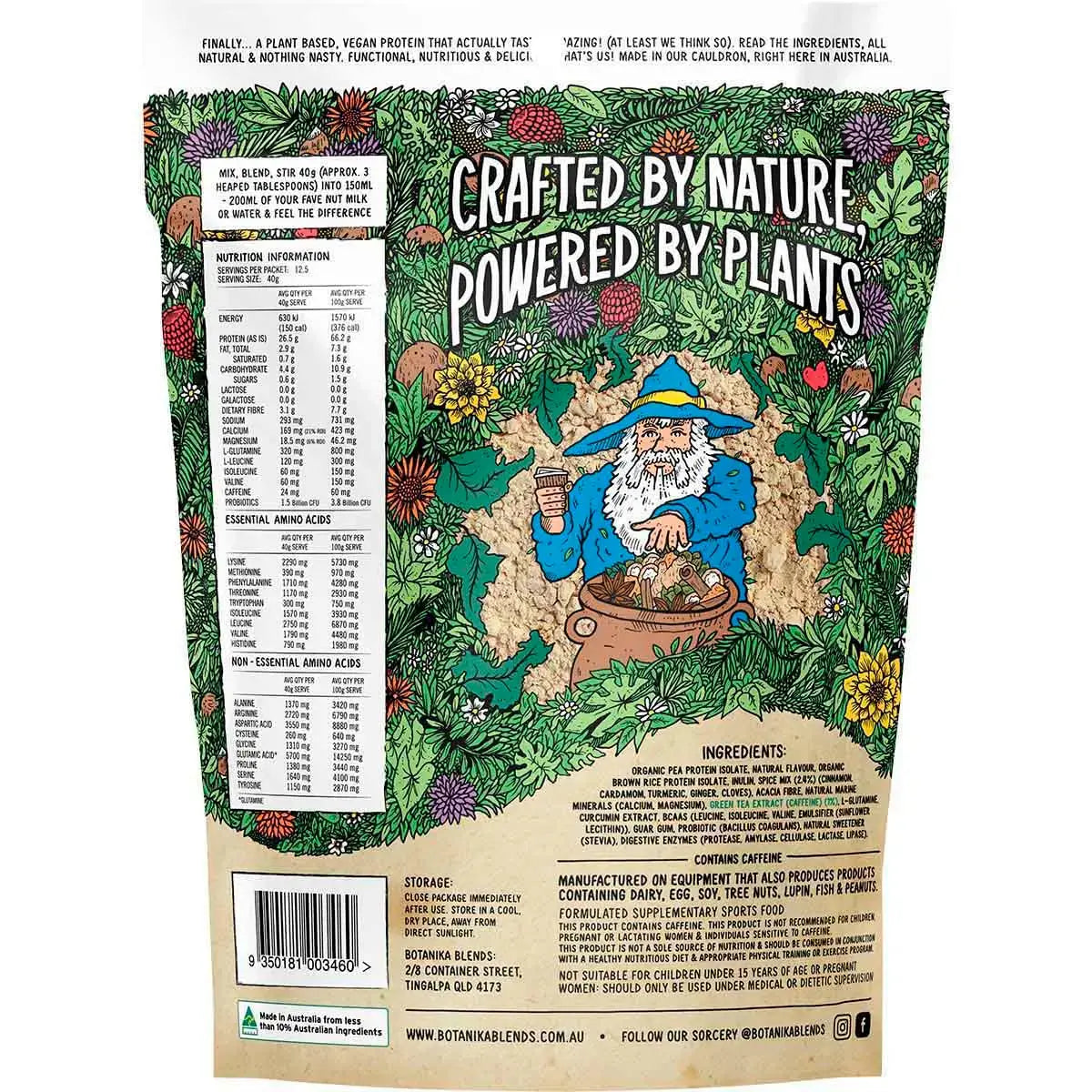 Botanika Blends Plant Protein Golden Chai Latte 500g BOTANIKA BLENDS