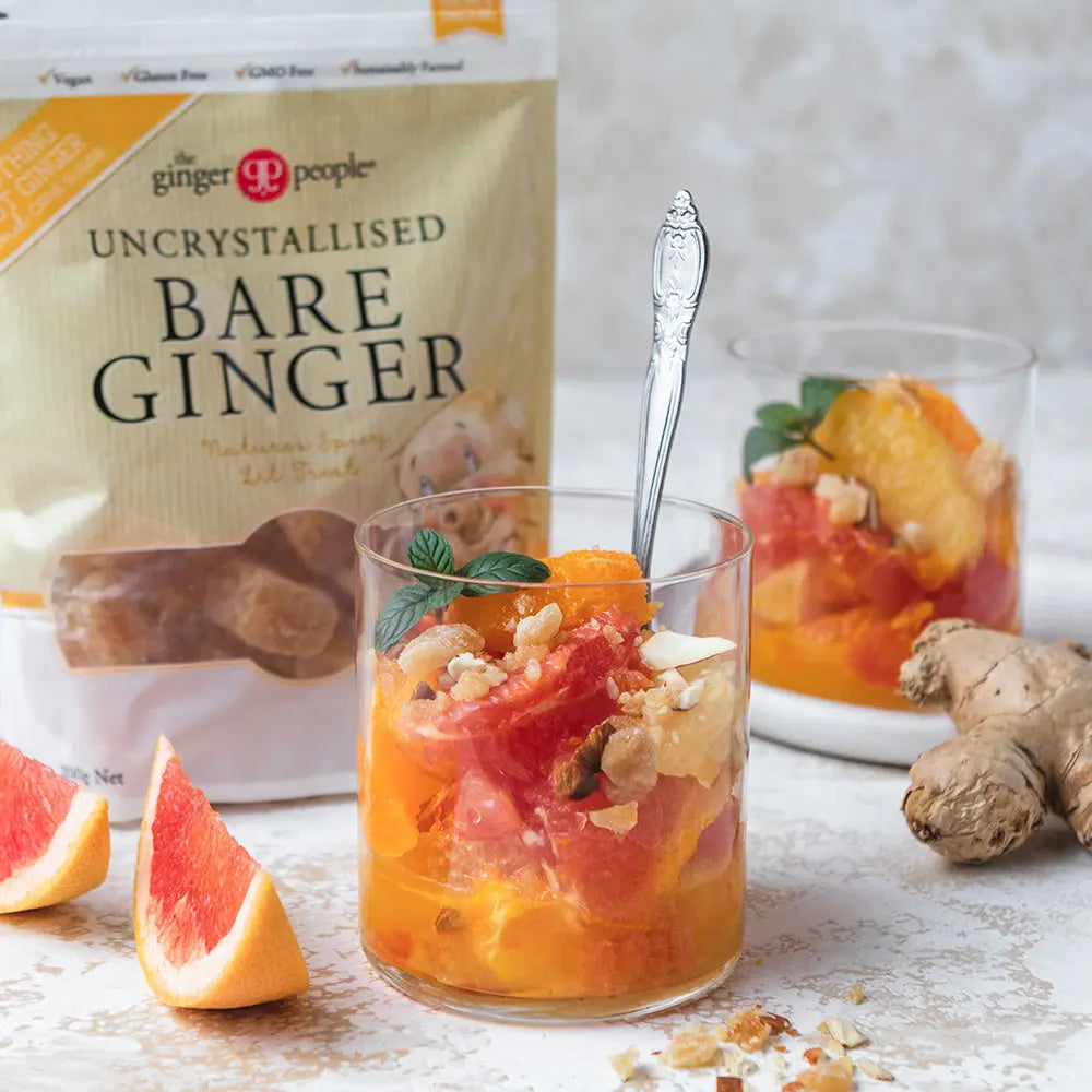 THE GINGER PEOPLE Uncrystallised Bare Ginger 200g THE GINGER PEOPLE