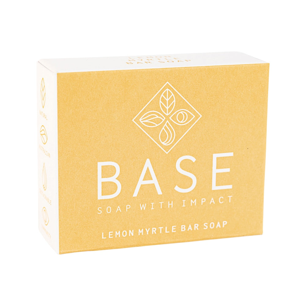 Base (Soap With Impact) Soap Bar Lemon Myrtle (Boxed) 120g - Cutprice Online
